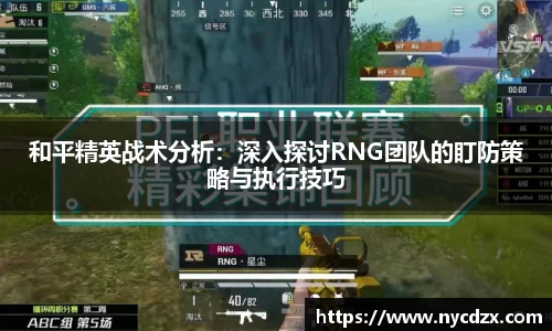 和平精英战术分析：深入探讨RNG团队的盯防策略与执行技巧
